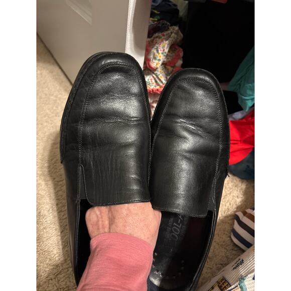 Men’s Mephisto Cool-air black loafer GUC Sz 10.5